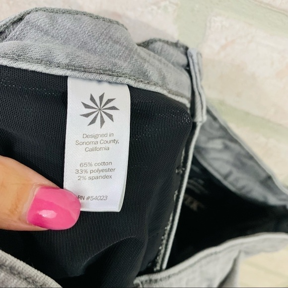 Athleta Sculptek Gray Skinny Jeans Size 6 - Picture 12 of 12